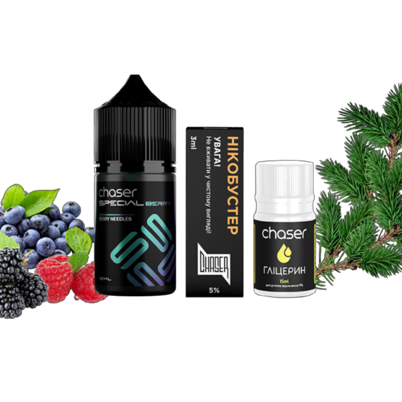 Chaser Special Berry Needles 30мл — Набір для самозамісу (сольовий нікотин) Chaser Special Berry Needles 30мл — Набір для самозамісу (сольовий нікотин)