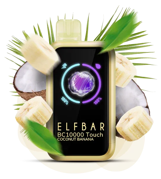 Elf Bar 10000 Touch Coconut Banana — Одноразова POD-система Elf Bar 10000 Touch Coconut Banana — Одноразова POD-система