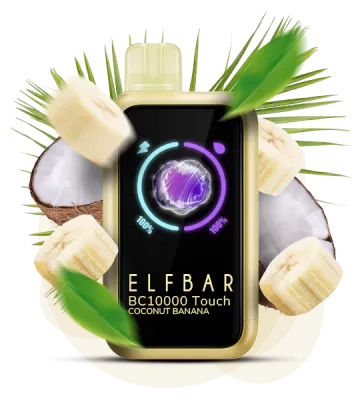 Elf Bar 10000 Touch Coconut Banana — Одноразова POD-система