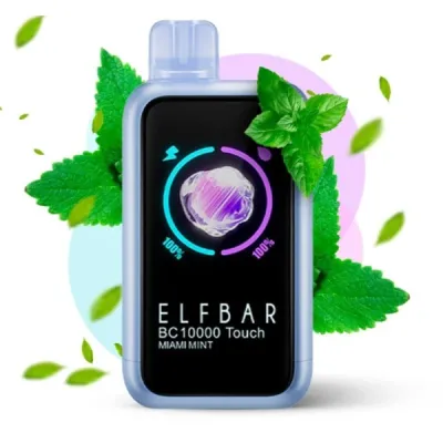 Elf Bar 10000 Touch Mint — Одноразова POD-система
