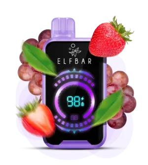 Elf Bar 18000 Strawberry Grape — Одноразовая POD-система Elf Bar 18000 Strawberry Grape — Одноразовая POD-система