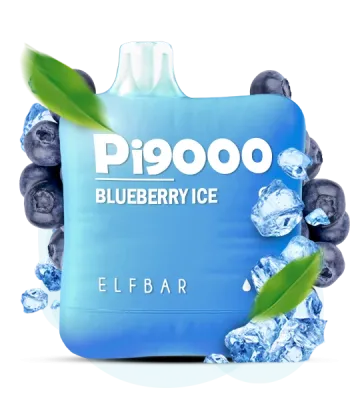Elf Bar 9000 Blueberry Ice (Чорниця з льодом) — Одноразова електронна сигарета