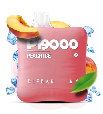 Elf Bar 9000 Peach Ice (Персик з льодом) — Одноразова електронна сигарета
