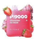 Elf Bar 9000 Strawberry ice cream (Полуничне морозиво) — Одноразова електронна сигарета