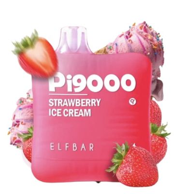 Elf Bar 9000 Strawberry ice cream (Полуничне морозиво) — Одноразова електронна сигарета Elf Bar 9000 Strawberry ice cream (Полуничне морозиво) — Одноразова електронна сигарета