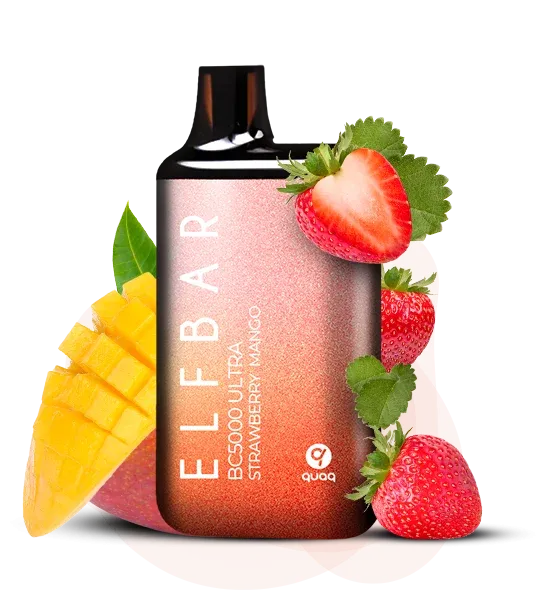 Elf Bar BC5000 Strawberry Mango — Одноразова POD-система Elf Bar BC5000 Strawberry Mango — Одноразова POD-система