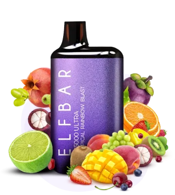 Elf Bar BC5000 Tropical Rainbow Blast — Одноразова POD-система