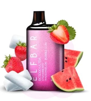 Elf Bar BC5000 Watermelon Bubble Gum — Одноразова POD-система