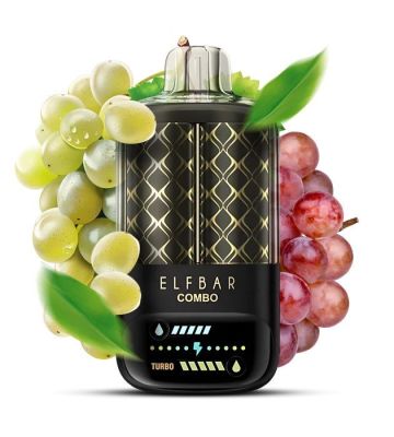 Elf Bar Combo 20000 Green Grape & Grape — Одноразова POD-система