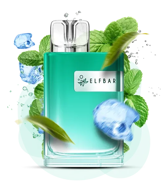 Elf Bar CR8000 Sea Breeze Mint — Одноразовая POD-система Elf Bar CR8000 Sea Breeze Mint — Одноразовая POD-система