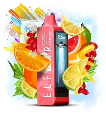 Elf Bar Planet 25000 Cranberry Orange Baja Splash — Одноразова POD-система