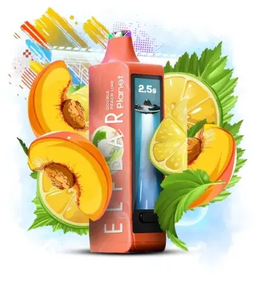 Elf Bar Planet 25000 Double Peach Lime — Одноразова POD-система