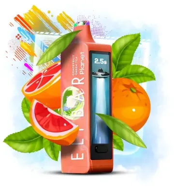 Elf Bar Planet 25000 Grapefruit Green Tea — Одноразова POD-система