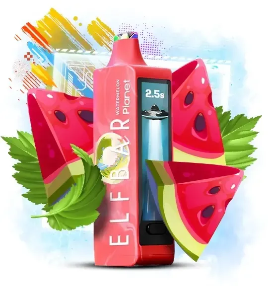 Elf Bar Planet 25000 Watermelon — Одноразова POD-система Elf Bar Planet 25000 Watermelon — Одноразова POD-система