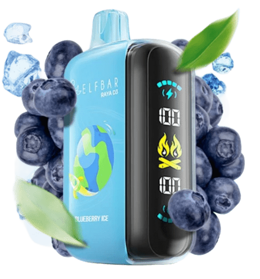 Elf Bar Raya D3 25000 Blueberry Ice — Одноразовая POD-система Elf Bar Raya D3 25000 Blueberry Ice — Одноразовая POD-система