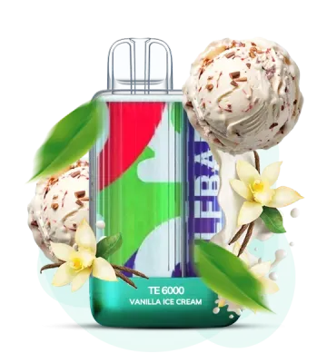 Elf Bar TE6000 Vanilla Ice Cream — Одноразова POD-система