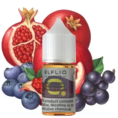Elfliq Blueberry Raspberry Pomegranate 30мл — Рідина для pod систем (сольовий нікотин) Elfliq Blueberry Raspberry Pomegranate 30мл — Рідина для pod систем (сольовий нікотин)
