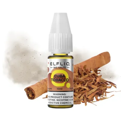 Elfliq Cuba Tobacco 10мл — Рідина для pod систем (сольовий нікотин)