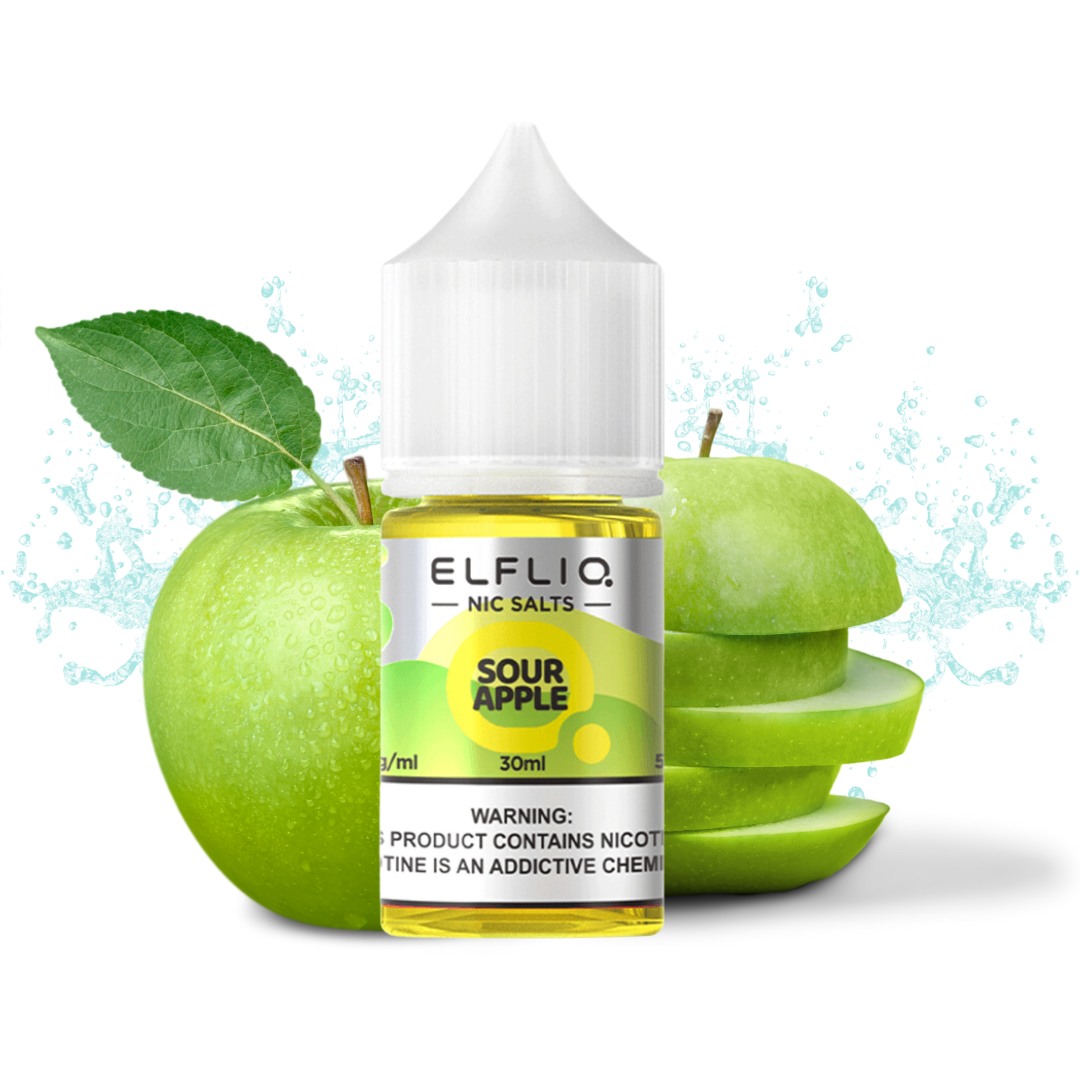 Elfliq Sour Apple 30мл — Рідина для pod систем (сольовий нікотин) Elfliq Sour Apple 30мл — Рідина для pod систем (сольовий нікотин)