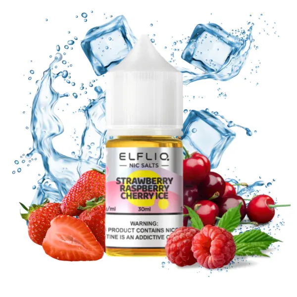 Elfliq Strawberry Raspberry Cherry Ice 30мл — Жидкость для pod систем (солевой никотин) Elfliq Strawberry Raspberry Cherry Ice 30мл — Жидкость для pod систем (солевой никотин)