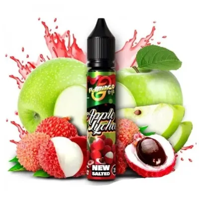 Flamingo New Salted Apple Lychee 30мл — Рідина для pod систем (сольовий нікотин) Flamingo New Salted Apple Lychee 30мл — Рідина для pod систем (сольовий нікотин)