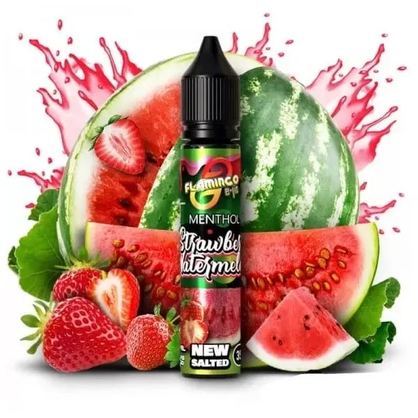 Flamingo New Salted Strawberry Watermelon 30мл — Рідина для pod систем (сольовий нікотин) Flamingo New Salted Strawberry Watermelon 30мл — Рідина для pod систем (сольовий нікотин)
