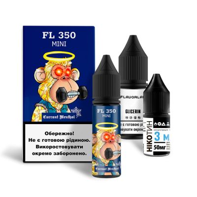 Flavorlab FL350 Mini Currant Menthol 15мл — Набір для самозамісу (сольовий нікотин) Flavorlab FL350 Mini Currant Menthol 15мл — Набір для самозамісу (сольовий нікотин)