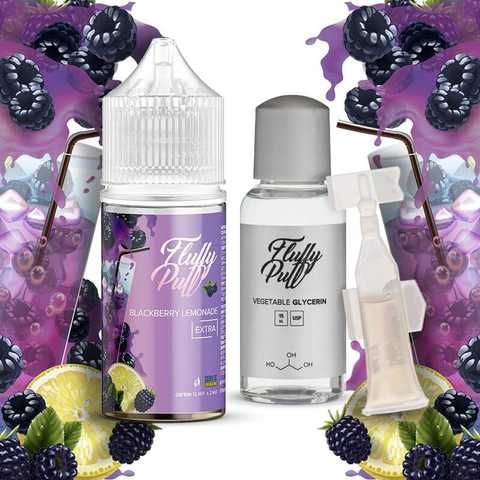 Fluffy Puff Blackberry Lemonade 30мл — Набір для самозамісу (сольовий нікотин) Fluffy Puff Blackberry Lemonade 30мл — Набір для самозамісу (сольовий нікотин)