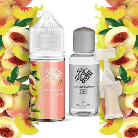 Fluffy Puff Crunchy Peach 30мл — Набор для самозамеса (солевой никотин) Fluffy Puff Crunchy Peach 30мл — Набор для самозамеса (солевой никотин)