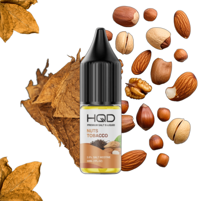 HQD LIQ Nuts Tobacco 10мл — Рідина для pod систем (сольовий нікотин)