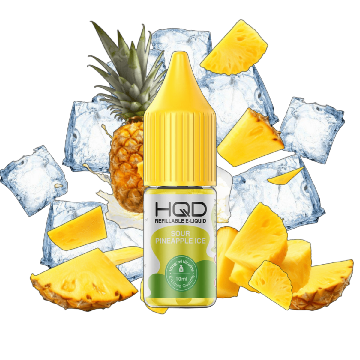 HQD LIQ Sour Pineapple Ice 10мл — Рідина для pod систем (сольовий нікотин) HQD LIQ Sour Pineapple Ice 10мл — Рідина для pod систем (сольовий нікотин)