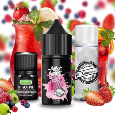 Hype Pink Lemonade 30мл — Набір для самозамісу (сольовий нікотин)