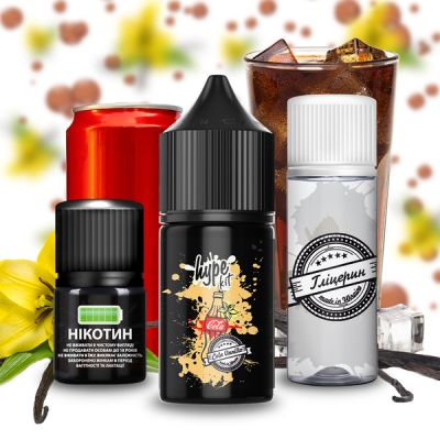 Hype Vanilla Cola 30мл — Набір для самозамісу (сольовий нікотин)