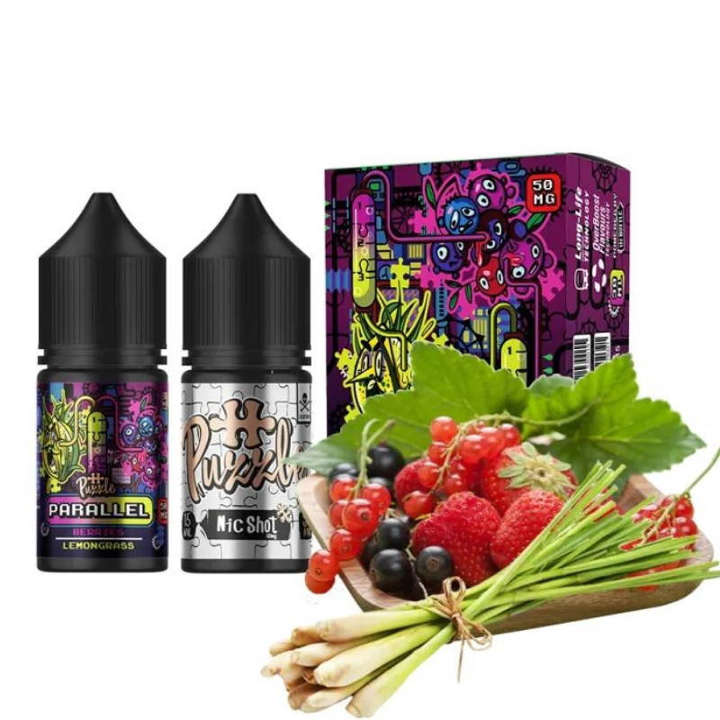 In Bottle Parallel Berries Lemongrass 30мл — Набір для самозамісу (сольовий нікотин) In Bottle Parallel Berries Lemongrass 30мл — Набір для самозамісу (сольовий нікотин)