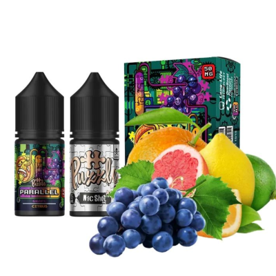 In Bottle Parallel Grape Citrus 30мл — Набір для самозамісу (сольовий нікотин)