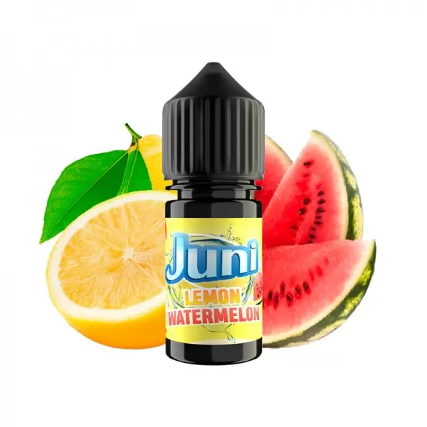 Juni Watermelon Lemon 30мл — Рідина для pod систем (сольовий нікотин) Juni Watermelon Lemon 30мл — Рідина для pod систем (сольовий нікотин)