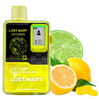 Lost Mary 12000 Fizzy Lemon Ice — Одноразова POD-система
