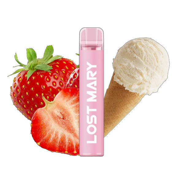Lost Mary CM1500 PRO Strawberry Ice Cream — Одноразова POD-система Lost Mary CM1500 PRO Strawberry Ice Cream — Одноразова POD-система