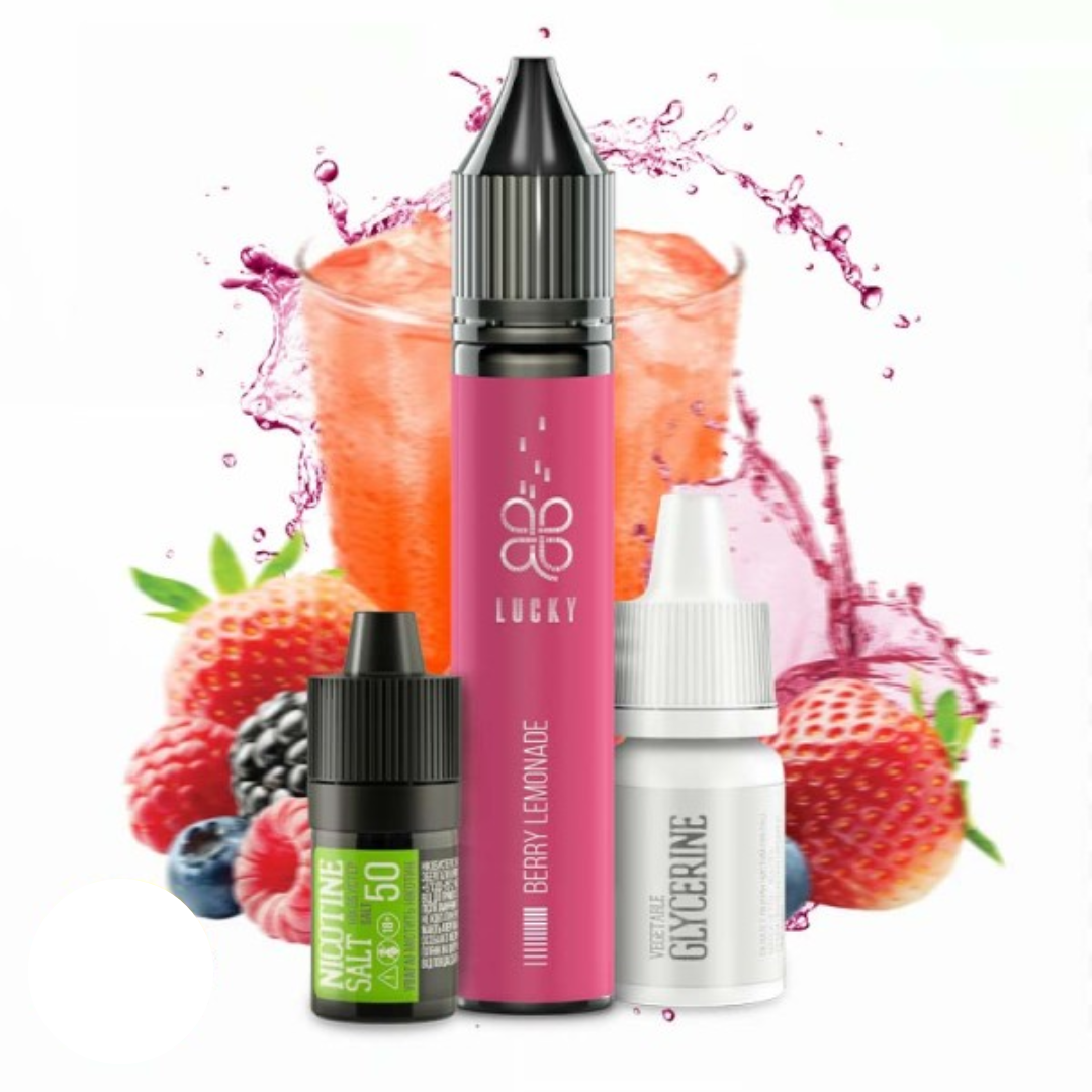 Lucky Berry Lemonade 30мл — Набір для самозaмісу (солевой никотин) Lucky Berry Lemonade 30мл — Набір для самозaмісу (солевой никотин)