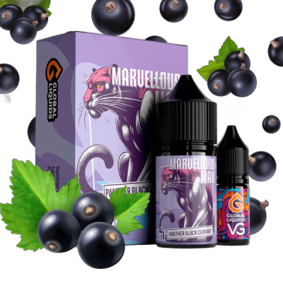 Marvellous Max Panther Black Currant 30мл — Набір для самозамісу (сольовий нікотин) Marvellous Max Panther Black Currant 30мл — Набір для самозамісу (сольовий нікотин)