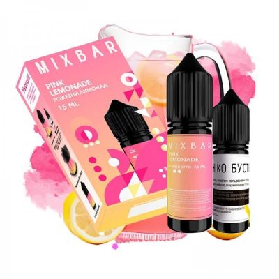 Mix Bar Kiwi Strawberry 15мл — Набір для самозамісу (сольовий нікотин)