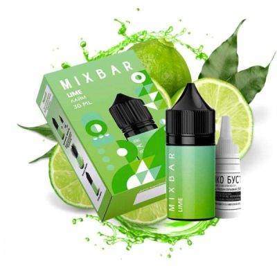 Mix Bar Lime 30мл — Набір для самозамісу (сольовий нікотин)