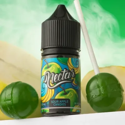 Nectar Sour Apple Candies 30мл — Рідина для pod систем (сольовий нікотин)