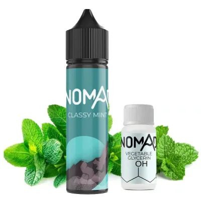 Nomad Classy Mint 60мл — Набір для самозамісу (органічний нікотин)