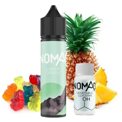Nomad Gummy Grizzly 60мл — Набір для самозамісу (органічний нікотин)