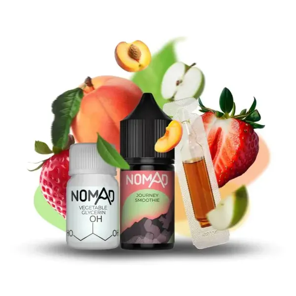 Nomad Journey Smoothie 30мл — Набір для самозамісу (сольовий нікотин) Nomad Journey Smoothie 30мл — Набір для самозамісу (сольовий нікотин)