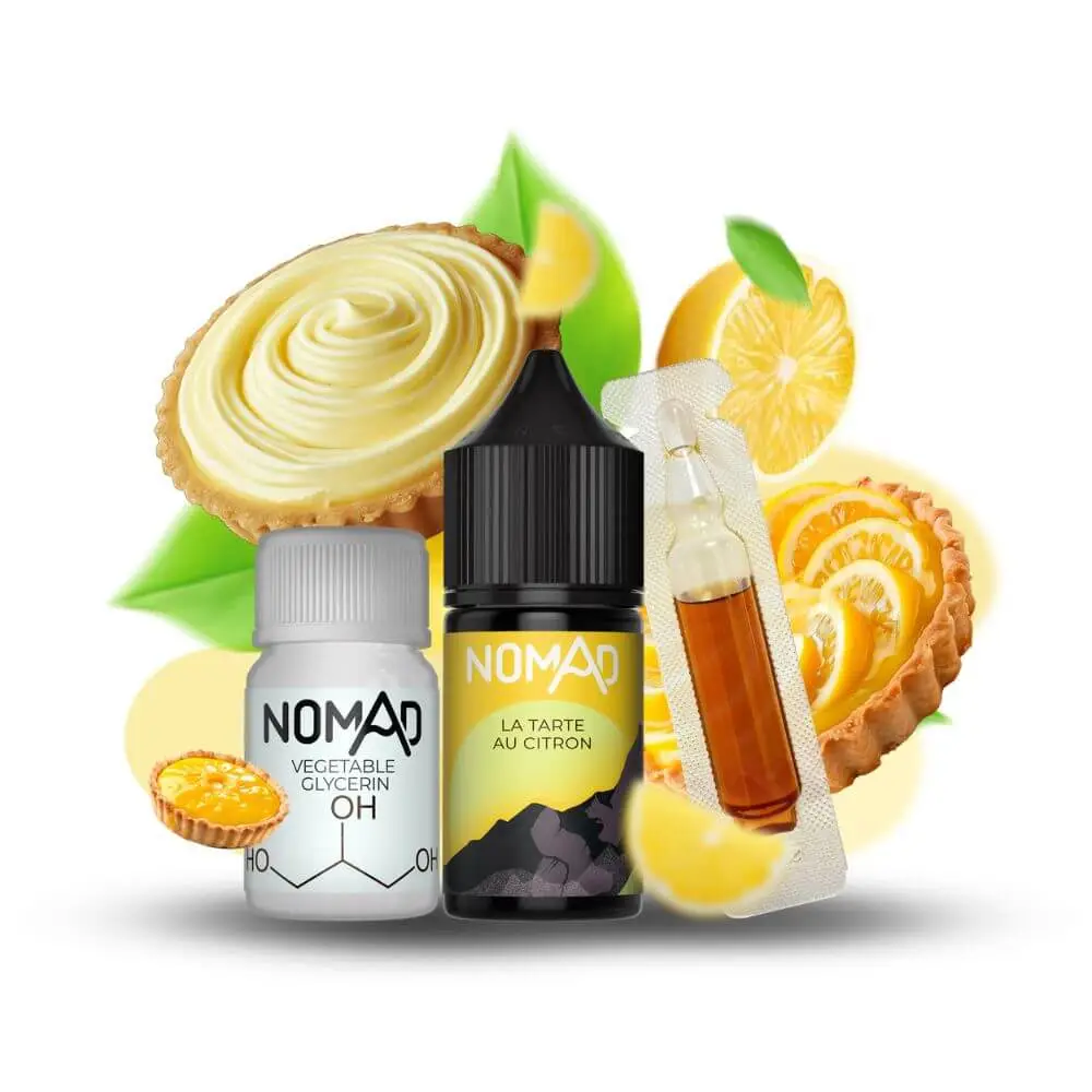 Nomad La tarte au citron 30мл — Набір для самозамісу (сольовий нікотин) Nomad La tarte au citron 30мл — Набір для самозамісу (сольовий нікотин)