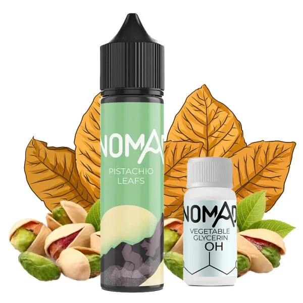 Nomad Pistachio Leafs 60мл — Набір для самозамісу (органічний нікотин) Nomad Pistachio Leafs 60мл — Набір для самозамісу (органічний нікотин)