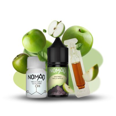 Nomad Sacred wild apple 30мл — Набір для самозамісу (сольовий нікотин)