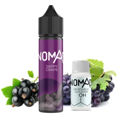 Nomad Sappy Grape 60мл — Набір для самозамісу (органічний нікотин)